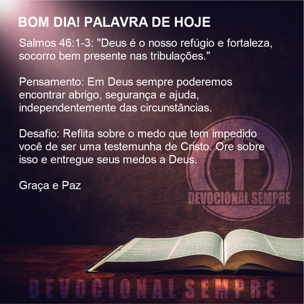 Confiança em Deus como Refúgio