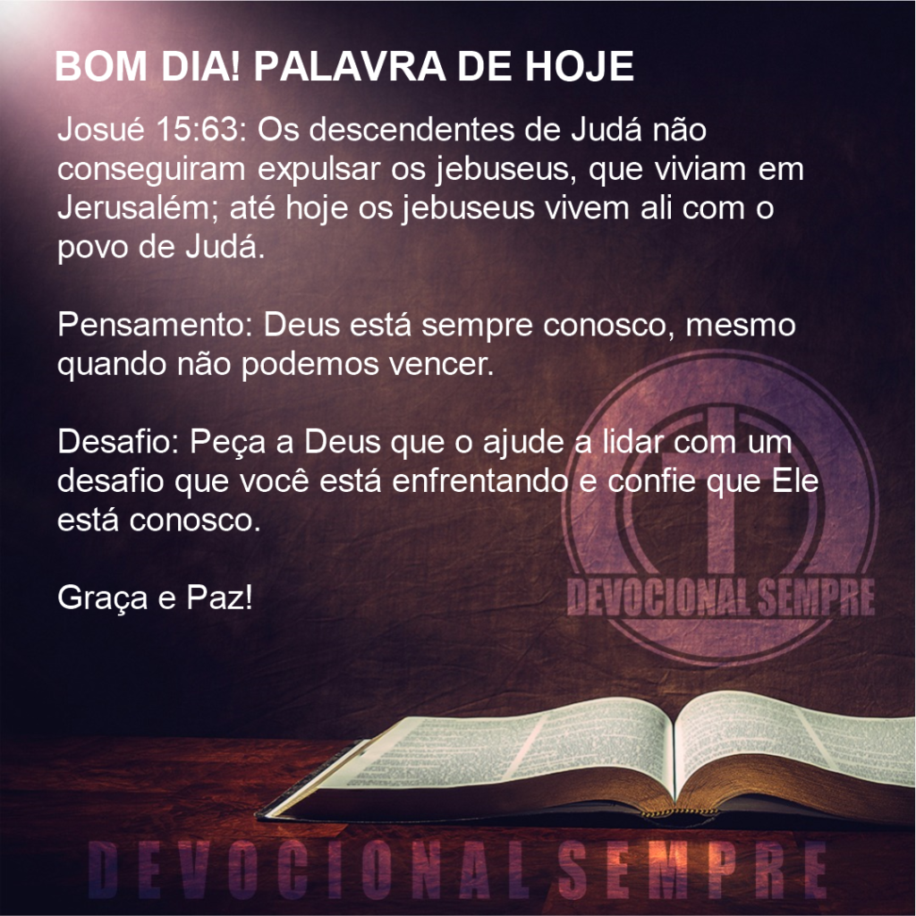 Convivendo com a presença de Deus