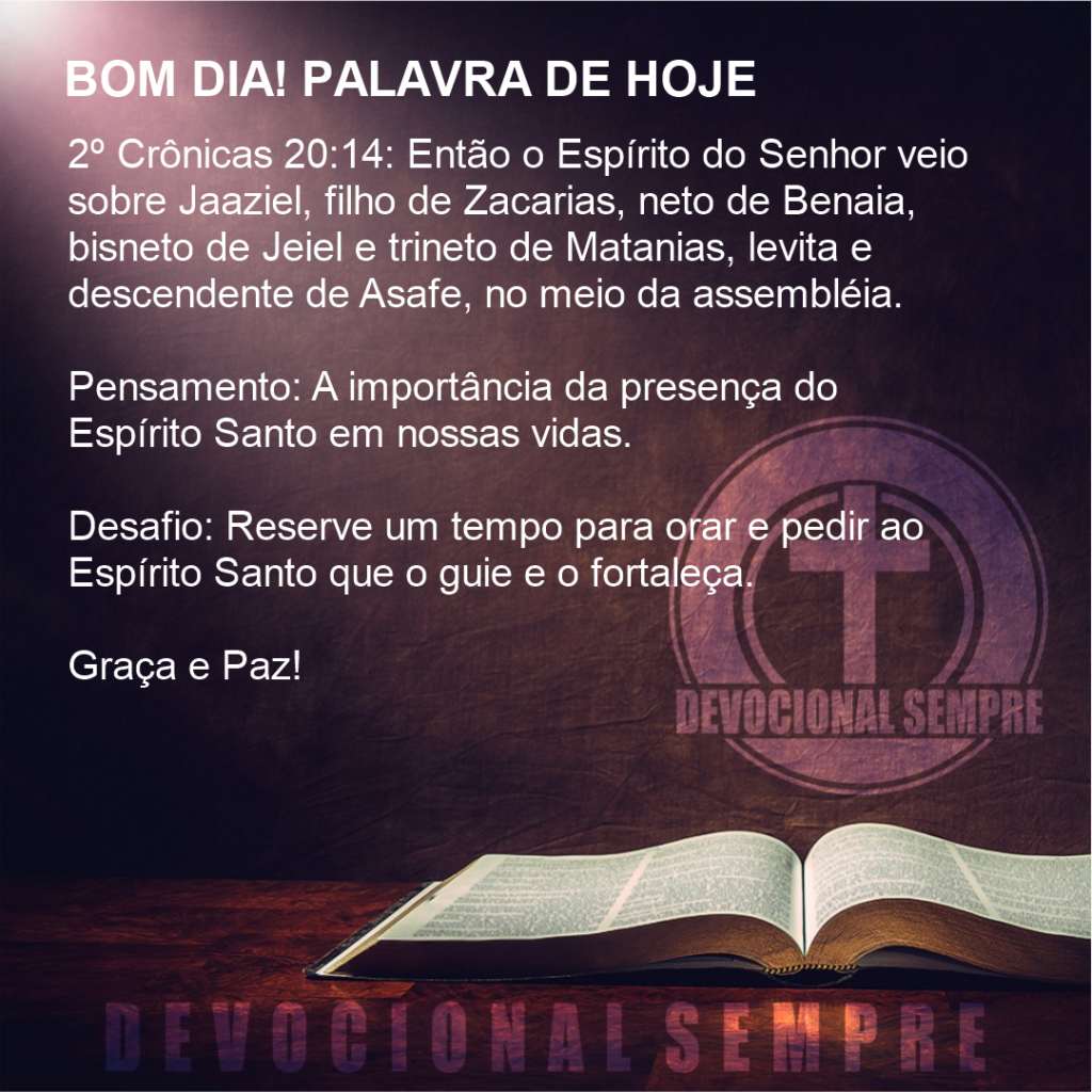 O Espírito do Senhor sobre Jaaziel