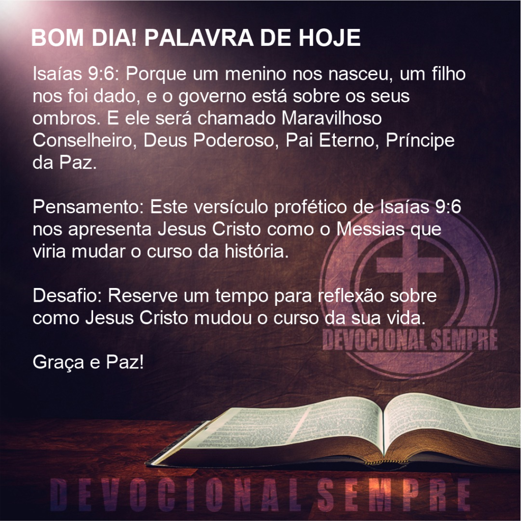 O Menino que Mudou o Curso da História