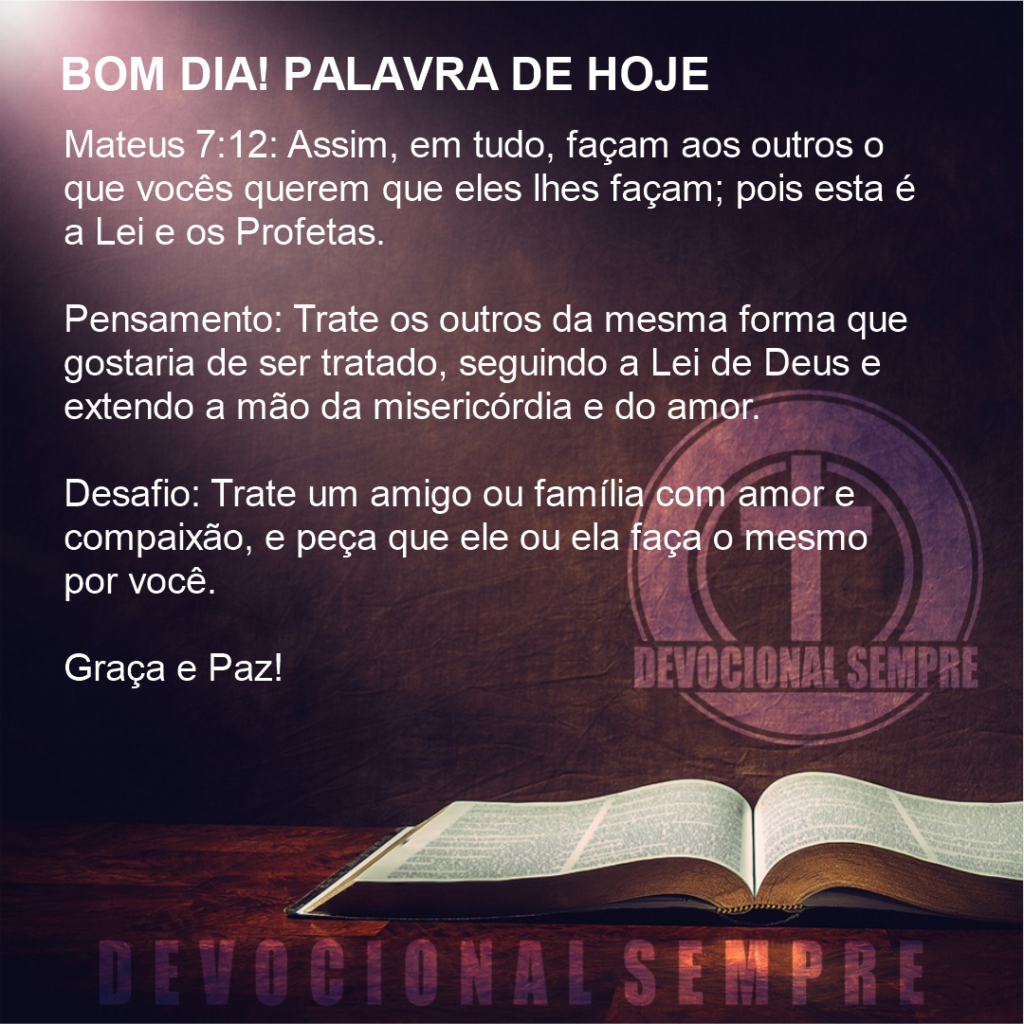 A Lei do Trato com Outros
