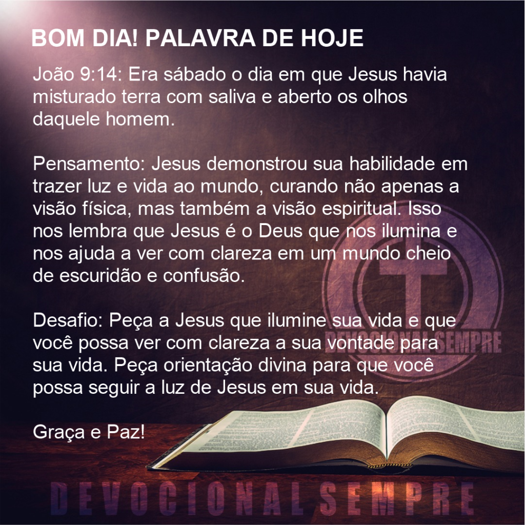 A Luz que Abre os Olhos