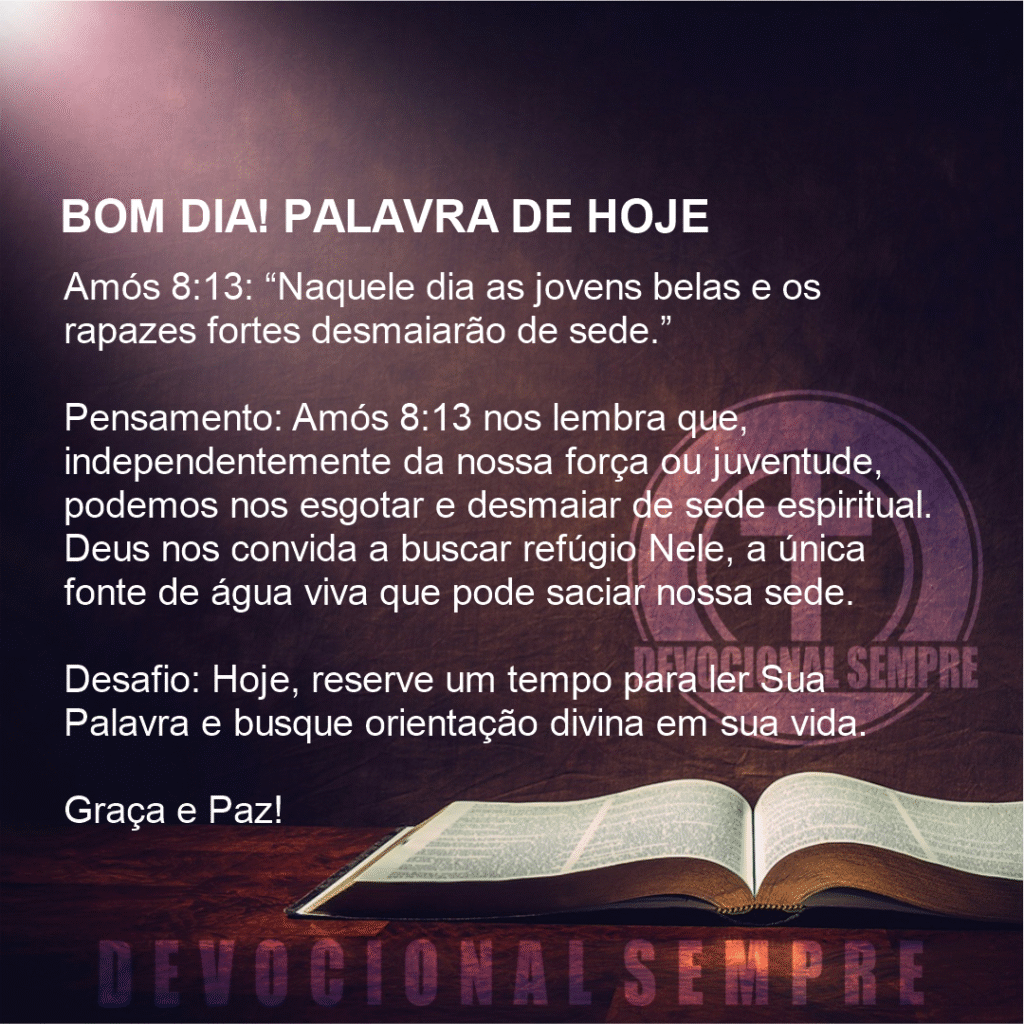 Sede de Deus em Tempos Difíceis