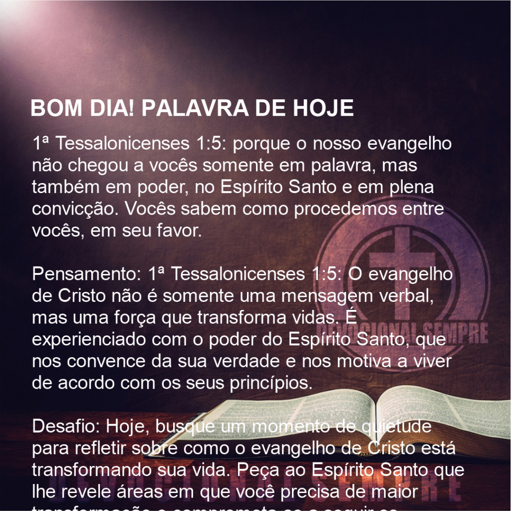 O Poder do Evangelho