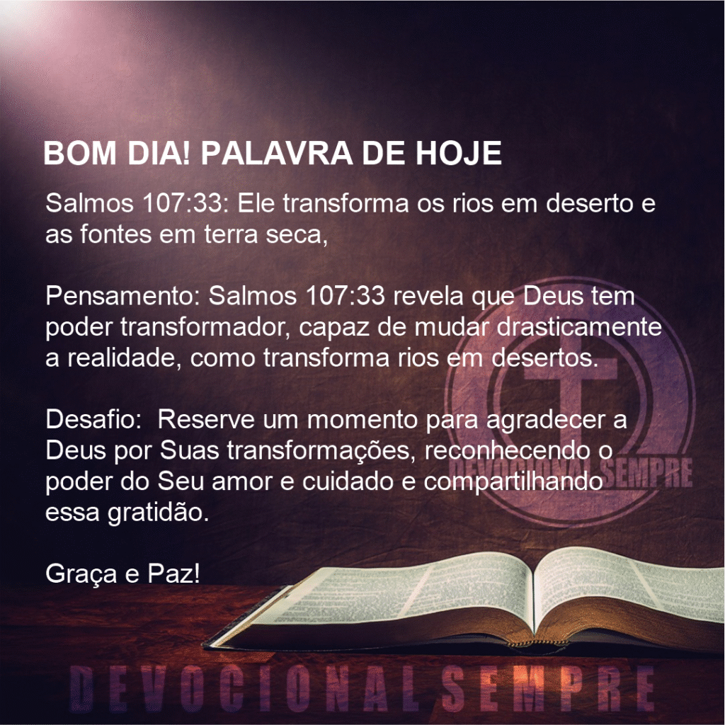 A Mão de Deus Transforma