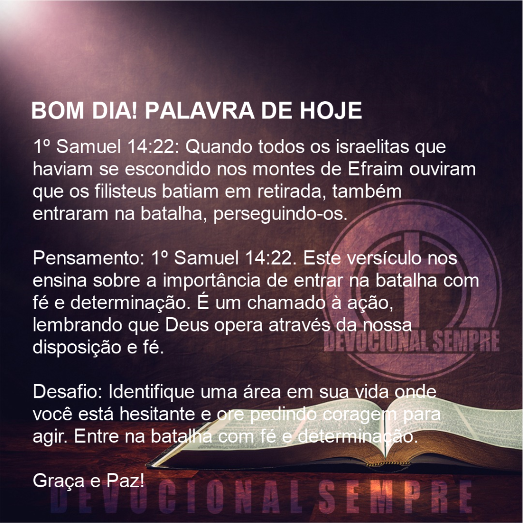 Entrando na Batalha com Fé