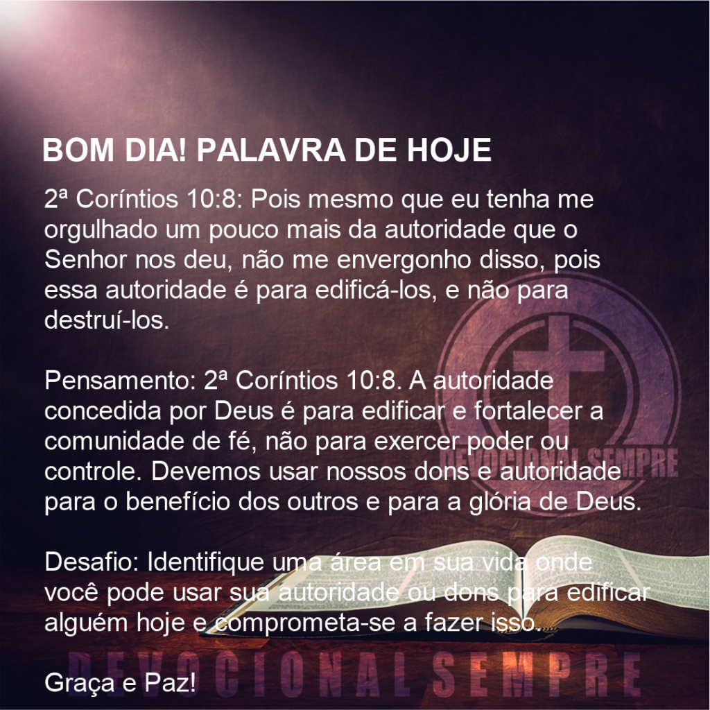 Autoridade para Edificar