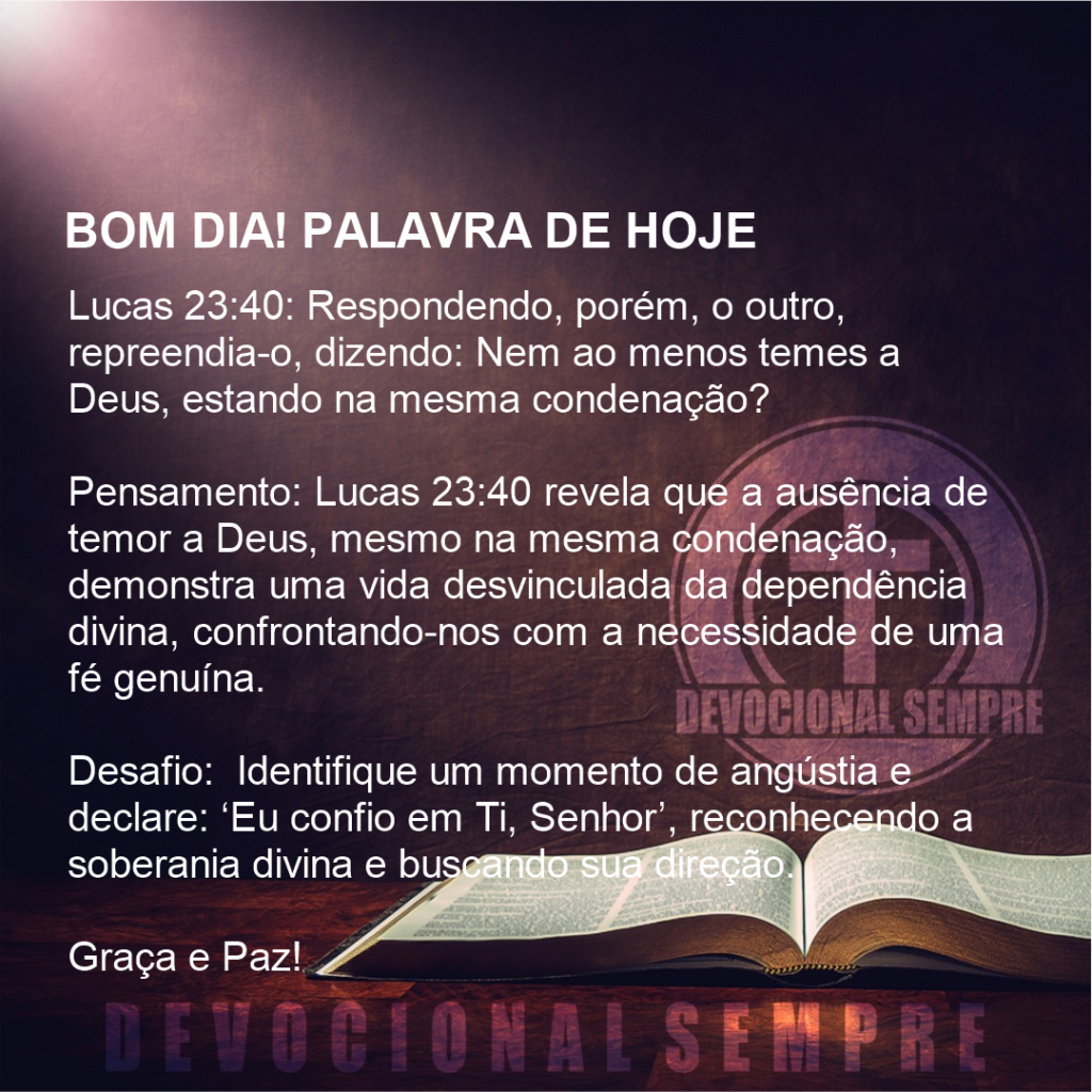 A Fé em Face da Condenação