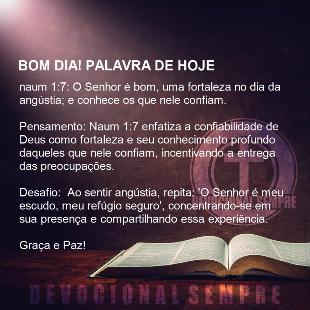 Fortaleza em Tempos de Angústia