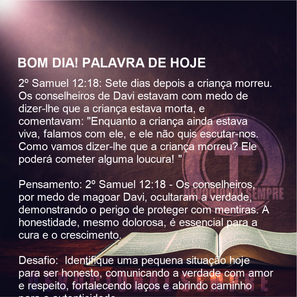 A Verdade em Meio ao Medo