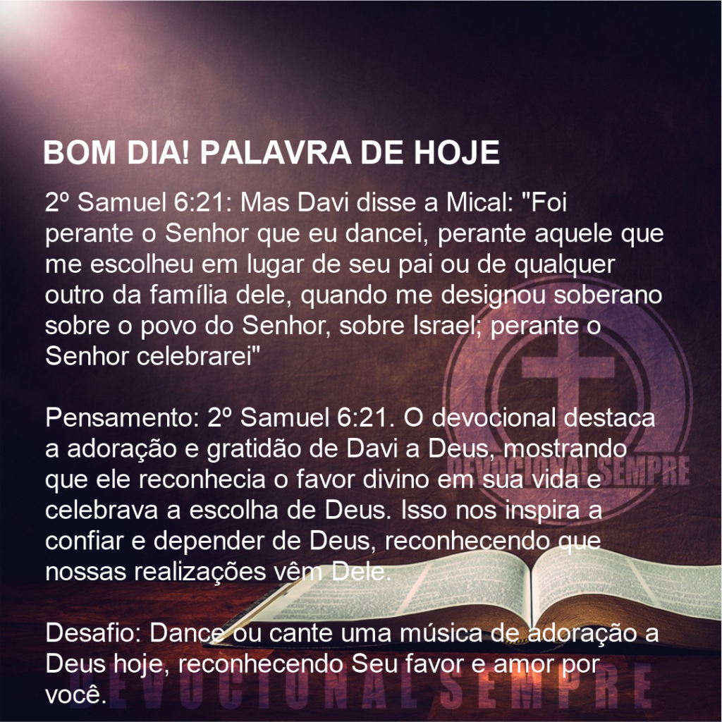 Celebrando a Escolha Divina