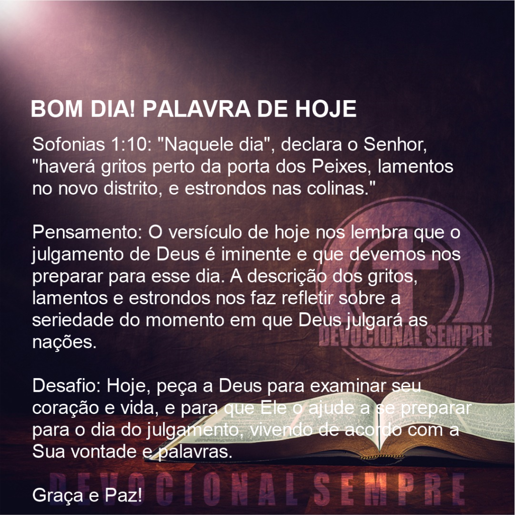 O Dia do Julgamento de Deus