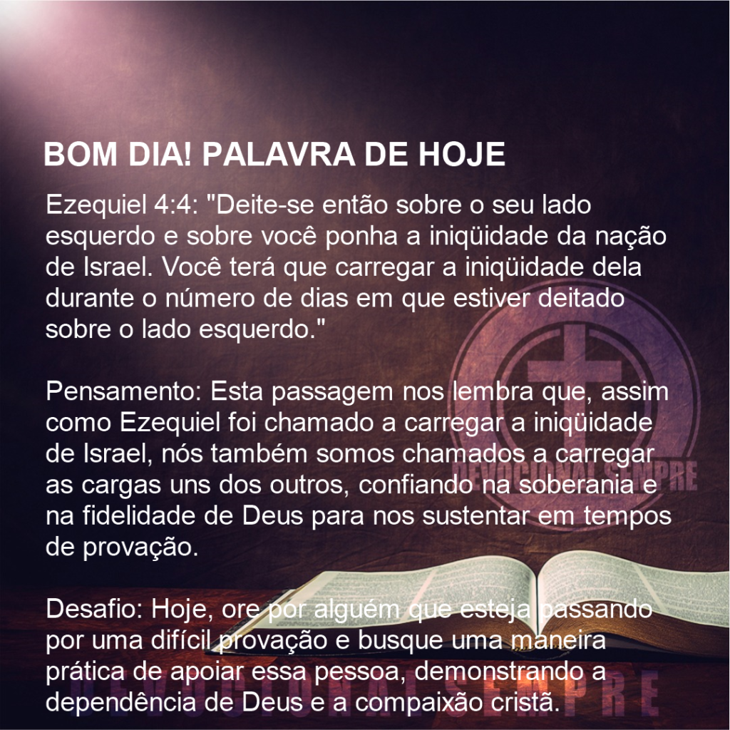 Carregando a Iniqüidade: Dependência e Fidelidade