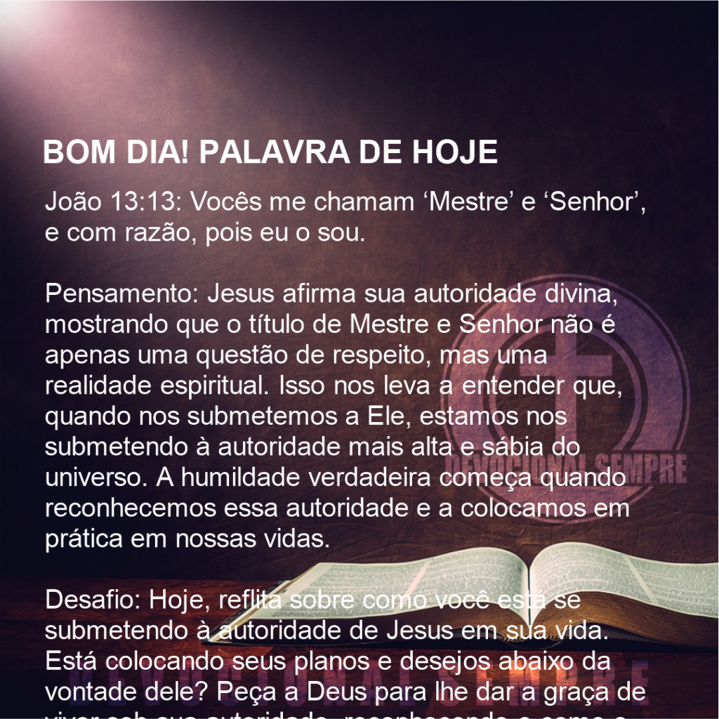 Autoridade e Humildade