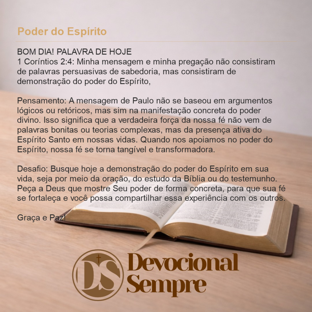 Poder do Espírito